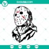 Jason Voorhees SVG Download featuring a Friday The 13th design perfect for Halloween. Horror movie-themed digital graphic.