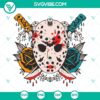 Jason Voorhees SVG and mask, perfect for Halloween horror movies enthusiasts.
