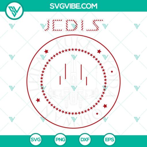 Jedis Star Wars SVG featuring Yoda, Obi Wan, and The Mandalorian characters, ready for download.