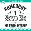 Jelly Roll "Somebody Save Me From Myself" music fan embroidery design file, perfect for music enthusiasts.