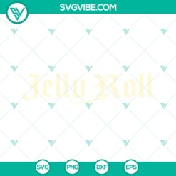 Jelly Roll, Even Angels Cry, Son Of A Sinner SVG images with Jelly design, ideal for crafters and digital creators.