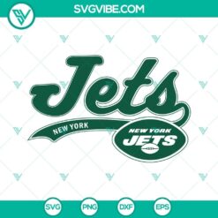 Jets SVG Files, New York Jets SVG Images PNG DXF EPS Cricut Silhouette, New