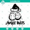 Adult Christmas SVG with jingle balls design, perfect for Cricut crafting. Funny holiday file download.