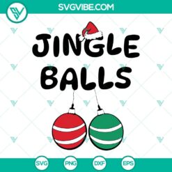 Jingle Balls Tinsel Tits SVG with Chest Nuts for Matching Couple - Festive and fun holiday design for digital download.