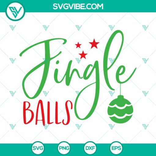 Christmas-themed SVG files featuring "Jingle Balls Tinsel Tits" and "Chest Nuts" designs for shirts and images. Downloadable holiday graphics.