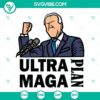 Joe Biden and Donald Trump Ultra Maga SVG files with a patriotic design, perfect for political enthusiasts.