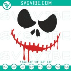 Joker face machine embroidery design files, iconic villain embroidery pattern on display.