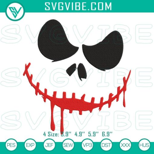 Joker face machine embroidery design files, iconic villain embroidery pattern on display.