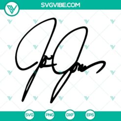 Jonas Brothers Signature SVG File, Nick SVG Download, Joe SVG Download, Kevin Jonas SVG File 3