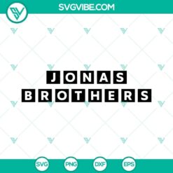 Jonas Brothers Waffle House logo SVG featuring music band design in PNG, DXF, EPS formats.