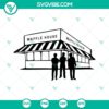 Jonas Brothers Waffle House SVG design for Cricut - PNG, DXF, EPS cut files download for DIY crafts.