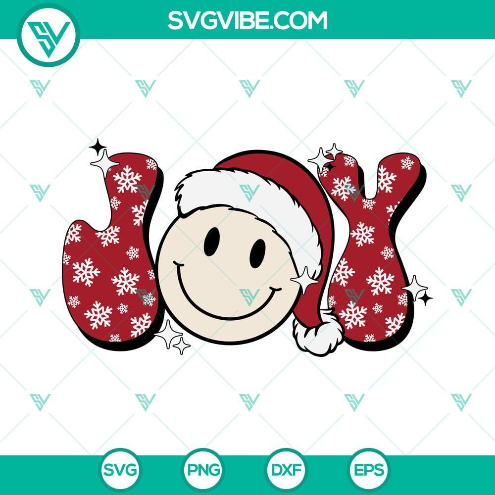 joy-svg-joy-santa-smiley-face-svg-joy-christmas-snowflakes-svg-png-dxf-eps-cut-files-8-mockup.jpg Joy Santa Smiley Face and Christmas Snowflakes SVG File with festive design for holiday crafts and decorations.