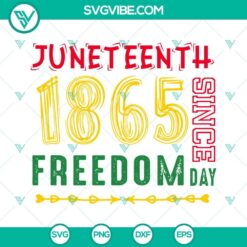 Juneteenth 1865 Freedom Day SVG images with Black History SVG file, celebrating Black history and freedom.
