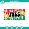 Juneteenth 1865 SVG Files depicting a Juneteenth design since 1865. Perfect for Juneteenth celebrations.