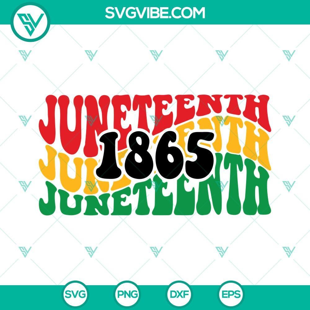 Juneteenth 1865 SVG, Juneteenth SVG, Since 1865 SVG, Juneteenth Gifts SVG Juneteenth 1865 SVG Files depicting a Juneteenth design since 1865. Perfect for Juneteenth celebrations.