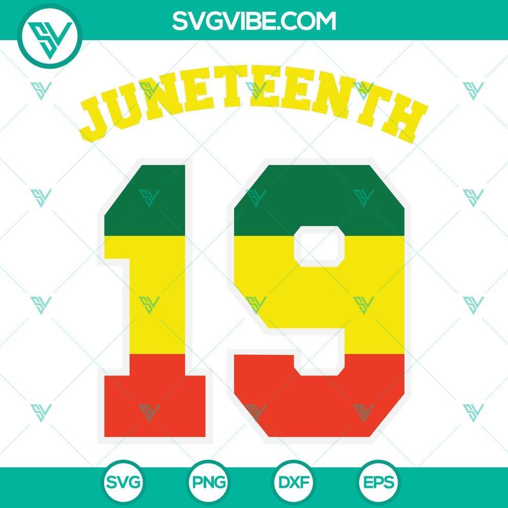 juneteenth-19-svg-ancestors-black-pride-svg-freedom-day-svg-african-american-svg-4-mockup.jpg Juneteenth 19 SVG file with Ancestors Black Pride and Freedom Day design elements for celebration and crafts.