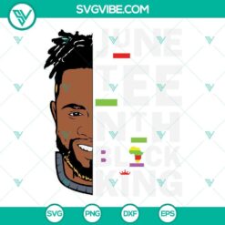 Juneteenth Black King SVG File, Juneteenth Is My Independence Day SVG Download