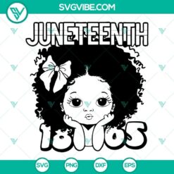 Juneteenth peekaboo girl SVG bundle, featuring cute Black African American design elements for crafts and digital projects.
