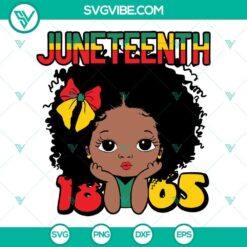 Juneteenth Peekaboo Girl SVG File Bundle, Cute Black African American 7