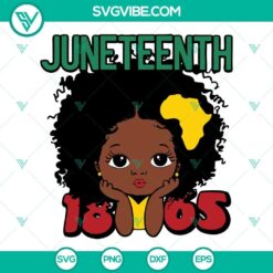 Juneteenth Peekaboo Girl SVG File Bundle, Cute Black African American 10