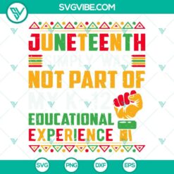 Juneteenth education absence concept in K12 curriculum. Black history, learning gap, importance of diversity education.