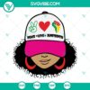 Juneteenth SVG bundle with Black Girl and 1865 designs, celebrating Juneteenth holiday. Perfect for digital projects.