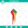 Juneteenth and Black History SVG bundle with fist and broken chain designs for download. Ideal for celebrating freedom and empowerment.