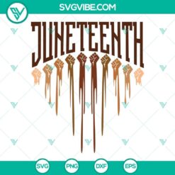 Juneteenth and Black History SVG with fist bump design, BLM SVG images, ideal for digital projects, celebrating African American culture.