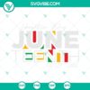 Juneteenth Liberation Day SVG design with "Since 1865" and Freedom Day elements for download.