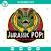 Jurassic T Rex Pop SVG design, ideal for Jurassic Park fans, available in multiple formats for Cricut machines.