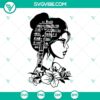 Just A Girl Who Loves Books SVG file, Lady Library design, featuring a woman silhouette with books and text overlay "A Well Read".