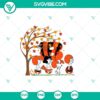 Cute Snoopy SVG with Fall and Cincinnati Bengals theme perfect for football season fans, in PNG format.