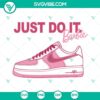 Barbie SVG images of pink sneakers and sports gear. Just Do It Barbie collection for digital use.
