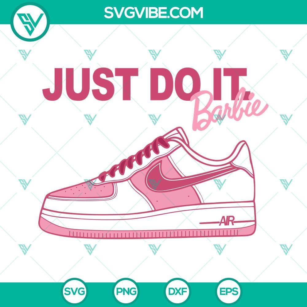just-do-it-barbie-svg-barbie-pink-sneaker-svg-barbie-sport-svg-png-dxf-eps-files-10-mockup.jpg Barbie SVG images of pink sneakers and sports gear. Just Do It Barbie collection for digital use.