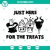 Disney snacks Halloween SVG images with treat goals for digital designs.