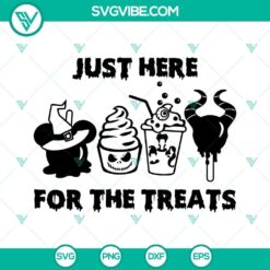 Just Here For The Treats SVG Images, Disney Snack Goals Halloween SVG Image