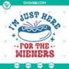 "4th of July themed SVG files featuring hot dog designs, perfect for crafts and projects"