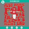 Travis Kelce Kansas City Chiefs Tight End SVG design for download, ideal for NFL fans and Chiefs supporters.