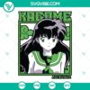 Kagome and InuYasha anime characters SVG cut files in PNG, DXF, and EPS formats for digital use.