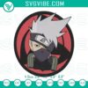 Kakashi Hatake embroidery designs featuring Naruto anime character. Perfect for fans of Japanese anime.
