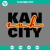 Kan Zuh City SVG files featuring Kansas City Chiefs cut files, perfect for sports-themed crafts and projects.