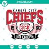 Kansas City Chiefs 2023 Go Chiefs SVG Files for Super Bowl LVII, featuring the phrase "Go Chiefs" in a downloadable format.