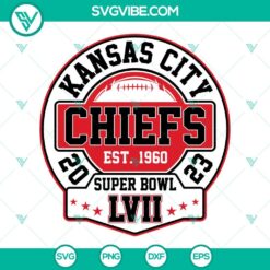 Kansas City Chiefs 2023 Super Bowl LVII SVG Download PNG DXF EPS Cricut
