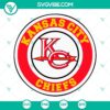 Kansas City Chiefs circle logo SVG download, perfect for American football fans.