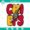 Kansas City Chiefs leopard print lightning bolt SVG design in PNG, DXF, EPS formats. Ideal for fashion and crafts.