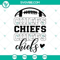 Kansas City Chiefs lover SVG images for cut files - SVG, PNG, DXF, EPS formats - perfect for Chiefs fans and crafts.