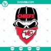 Kansas City Chiefs football SVG files featuring KC Chiefs logo and designs, ideal for crafting projects and fan merchandise.