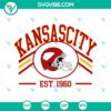 Kansas City Football Est 1960 SVG and Kansas City Chiefs SVG images, perfect for supporters.