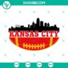 Kansas City skyline and football-themed SVG images including Chiefs logo for download.