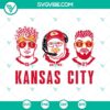 Kansas City Chiefs SVG images with Mahomes, Kelce, and Andy Reid designs for digital use. Great for Football fans!